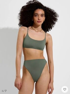NWT LEFT ON FRIDAY - Agave Green Super Hi Hi Bottoms, Small